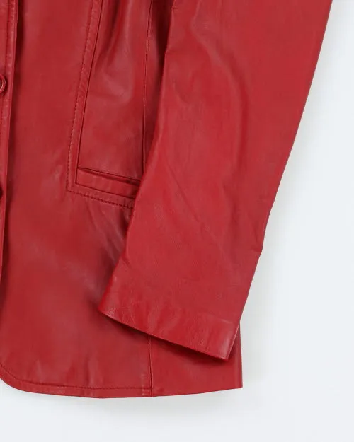 Vintage Y2K Danier Double Breasted Leather Jacket - S sold by Rokit product image thumbnail 4