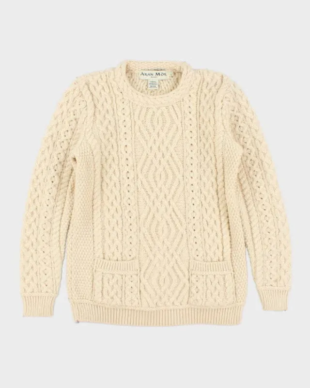 Vintage Aran Mor Merino Wool Jumper - L sold by Rokit