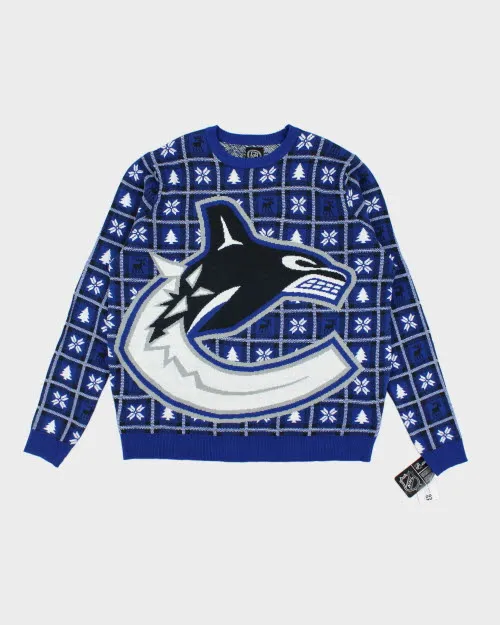Deadstock NHL Cunucks Christmas Jumper - L sold by Rokit