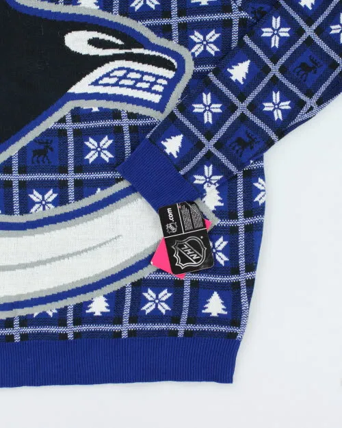Deadstock NHL Cunucks Christmas Jumper - L sold by Rokit product image thumbnail 4