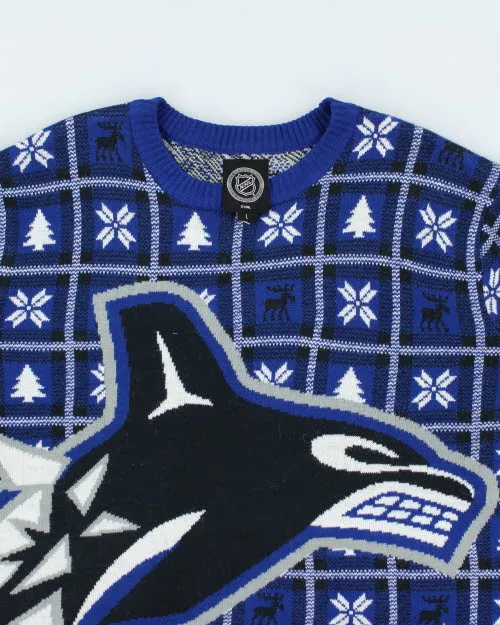 Deadstock NHL Cunucks Christmas Jumper - L sold by Rokit product image thumbnail 3