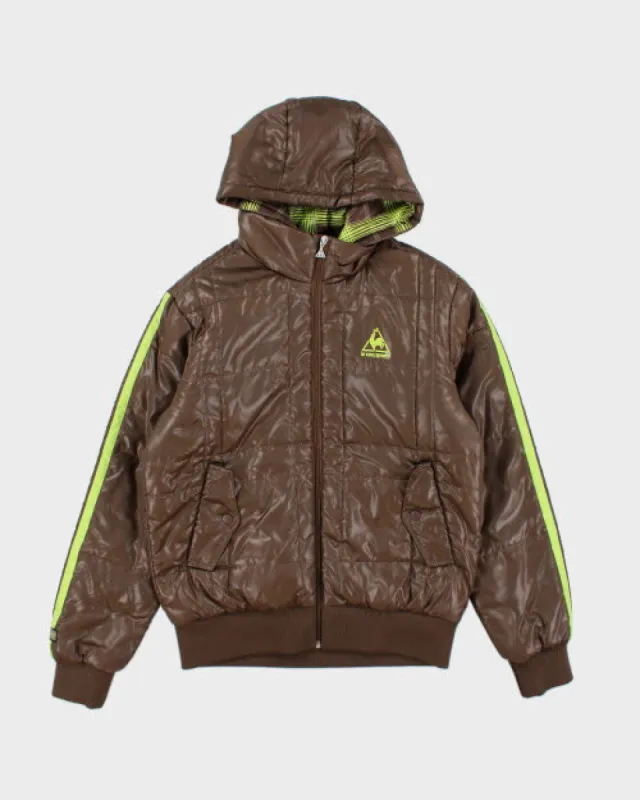 Vintage Le Coq Sportif Hooded Puffer Jacket - S sold by Rokit