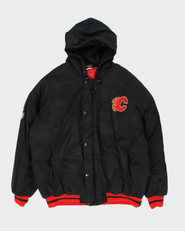 Vintage NHL Calgary Flames Hooded Jacket - XL sold by Rokit