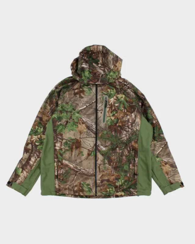 Vintage 2000's Real Tree Camouflage Hooded Rain Jacket - XXL sold by Rokit