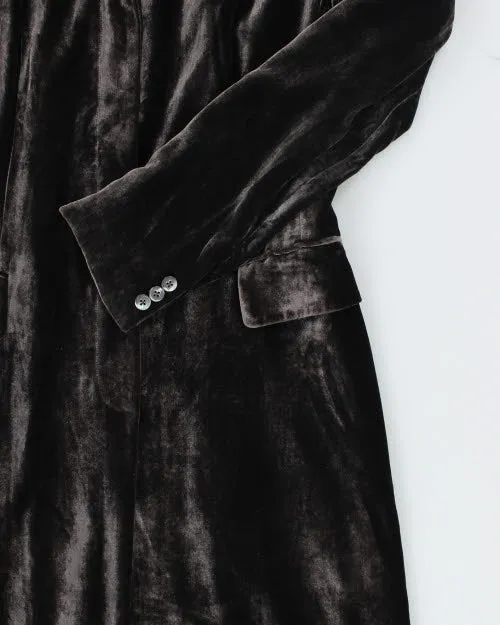 Vintage Donna Karen Velvet Long Coat - S sold by Rokit product image thumbnail 5