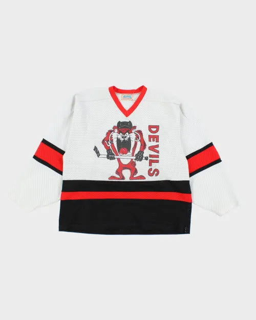 Vintage 90's Devils Taz Oversized Hockey Jersey - XL sold by Rokit