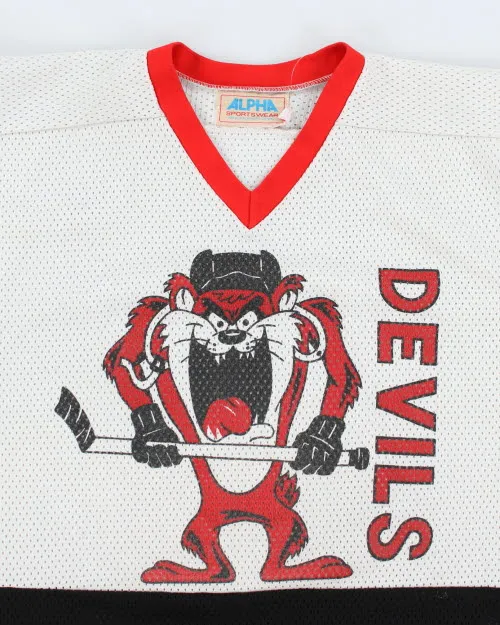 Vintage 90's Devils Taz Oversized Hockey Jersey - XL sold by Rokit product image thumbnail 3