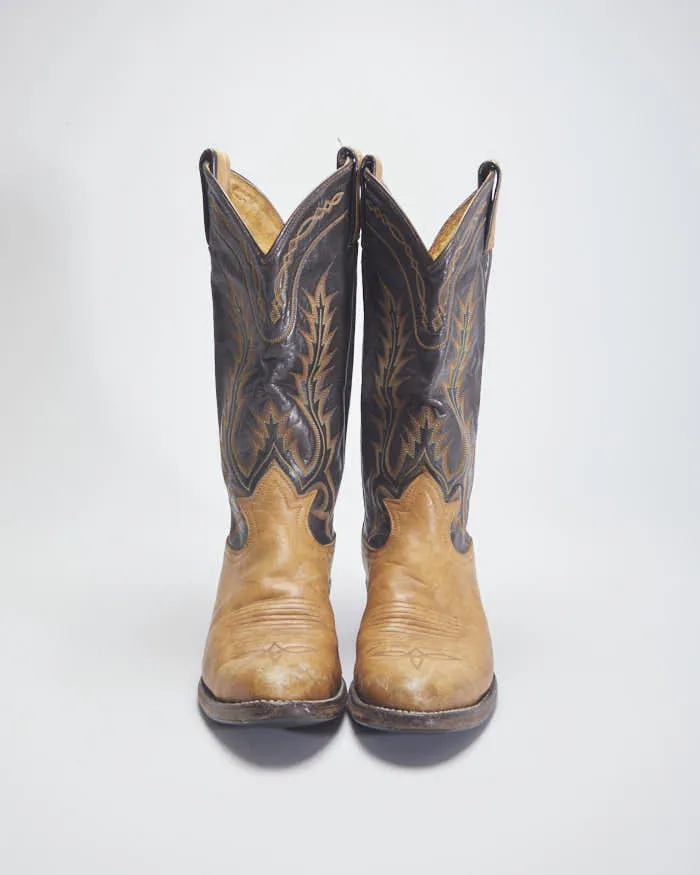 Tony Lama Brown Cowboy Boots - UK5 sold by Rokit product image thumbnail 3