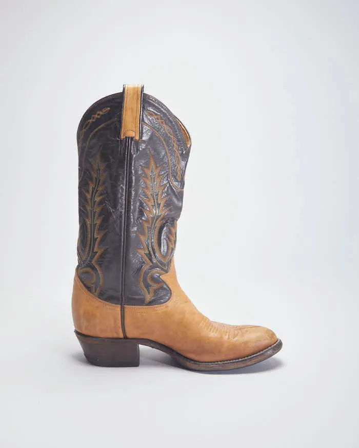 Tony Lama Brown Cowboy Boots - UK5 sold by Rokit product image thumbnail 2