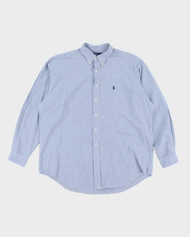 Ralph Lauren Check Seersucker Shirt - XL sold by Rokit