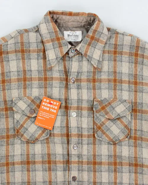 Vintage Wool Shire Check Shirt - L sold by Rokit product image thumbnail 3