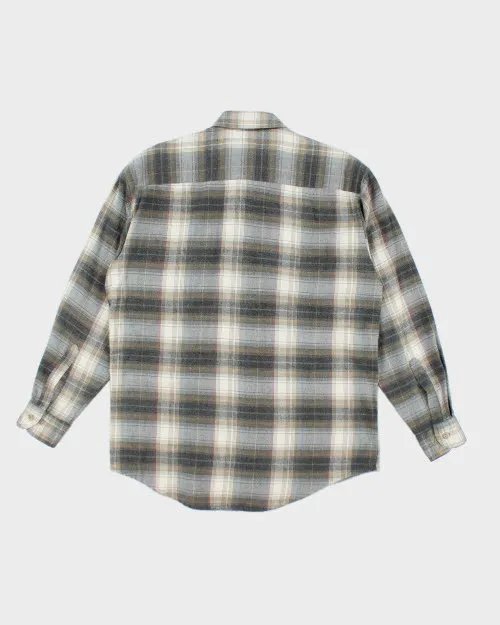 Vintage 90's Westminster Grey Plaid Flannel Shirt - M sold by Rokit product image thumbnail 2