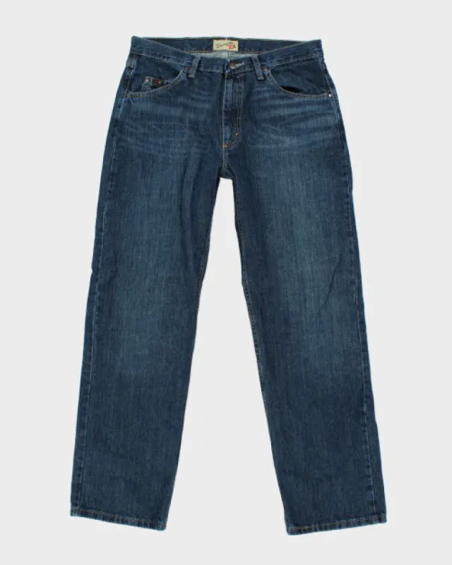 Vintage Wrangler Relaxed Fit Dark Wash Jeans - W34 L31 sold by Rokit
