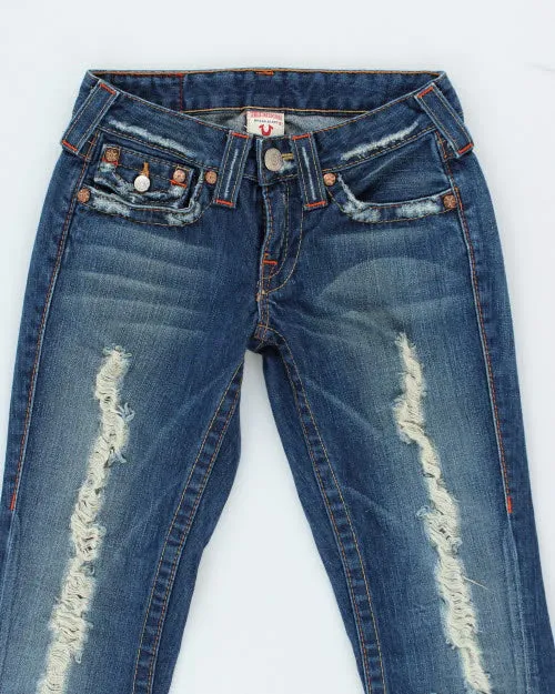 Y2k 00s True Religion Distressed Jeans - W26 L30 sold by Rokit product image thumbnail 3