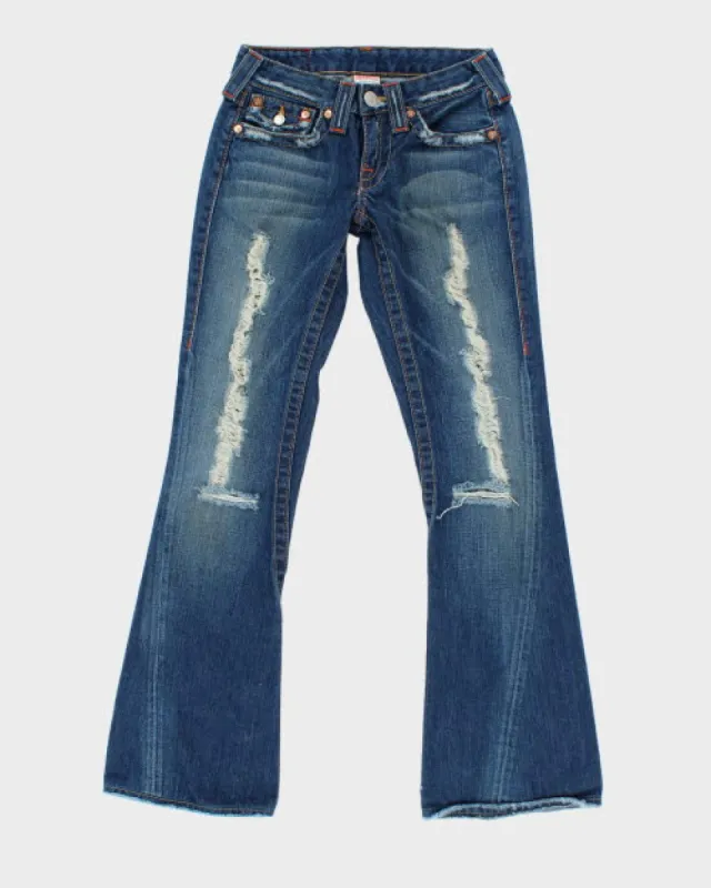 Y2k 00s True Religion Distressed Jeans - W26 L30 sold by Rokit