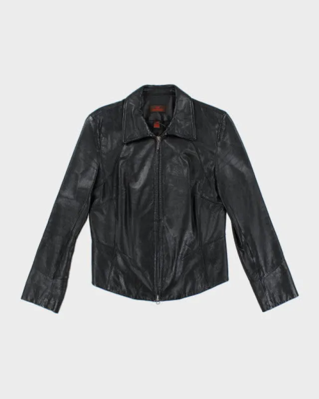 Vintage 90's Danier Zip Up Leather Jacket - S sold by Rokit