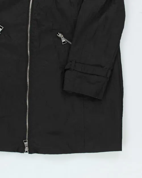 Vintage Karl Lagerfeld Paris Women's Hidden Hood Rain Jacket - M sold by Rokit product image thumbnail 4