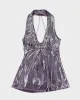 Y2k 00s Guess Halter Top - S sold by Rokit