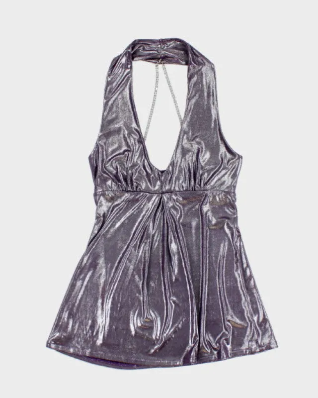 Y2k 00s Guess Halter Top - S sold by Rokit