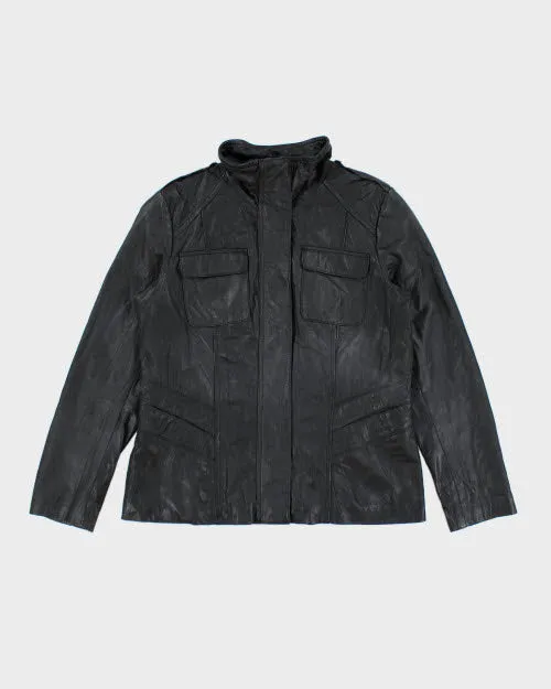 Vintage 90's Danier Textured Leather Jacket - L sold by Rokit