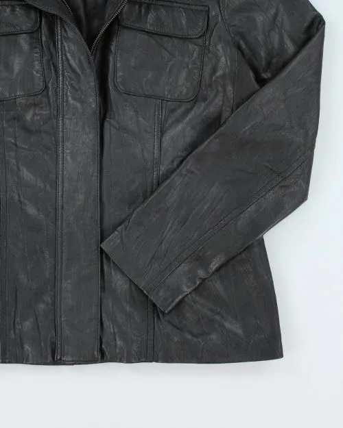 Vintage 90's Danier Textured Leather Jacket - L sold by Rokit product image thumbnail 4