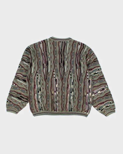 Vintage 90's Tundra Patterned Knit Jumper - M sold by Rokit product image thumbnail 2