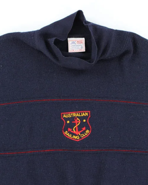 Vintage 80's Jaction Pure Wool Roll Neck Knit Jumper - L sold by Rokit product image thumbnail 3