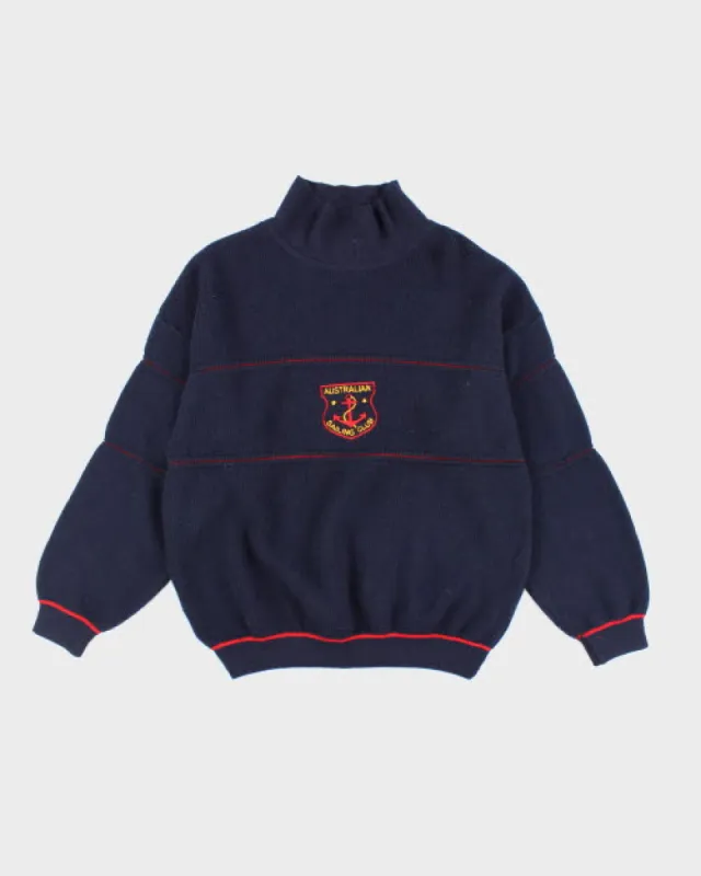 Vintage 80's Jaction Pure Wool Roll Neck Knit Jumper - L sold by Rokit