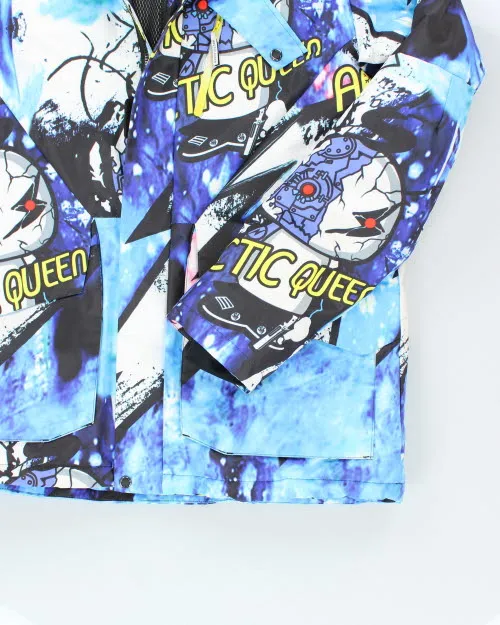 Vintage Arctic Queen All Over Print Hooded Puffer Jacket - XL sold by Rokit product image thumbnail 4