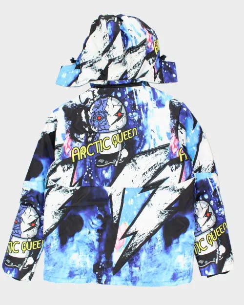 Vintage Arctic Queen All Over Print Hooded Puffer Jacket - XL sold by Rokit product image thumbnail 2