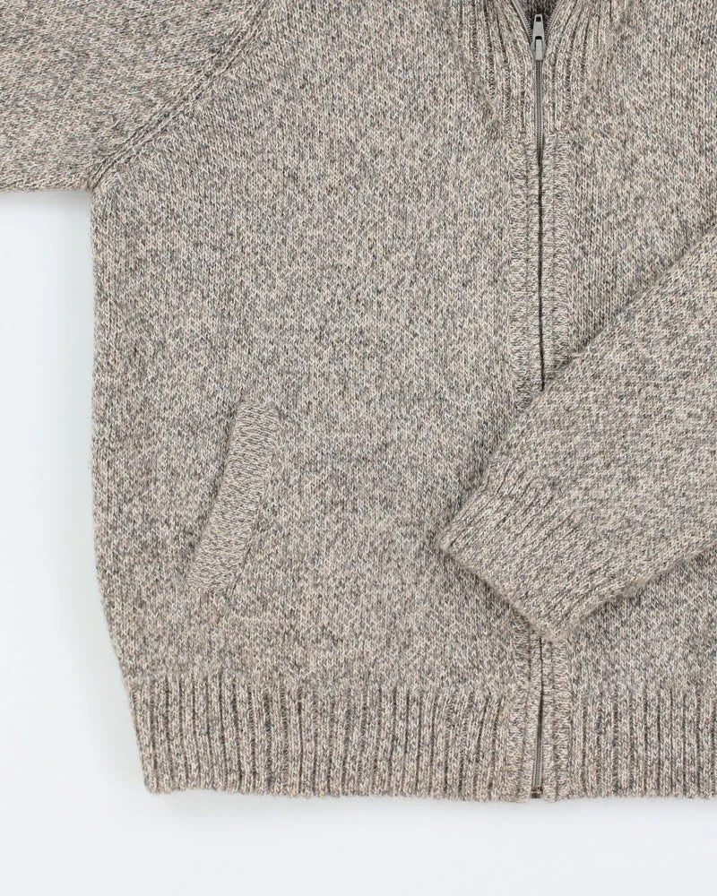 Alpaca Grey Zip-up Jumper - L sold by Rokit product image thumbnail 4