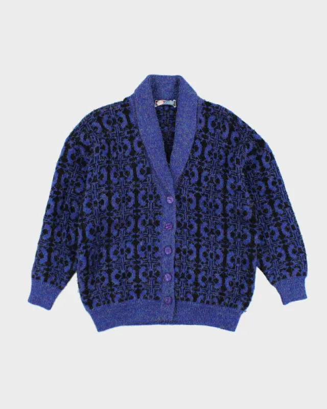 Vintage 80s Sparkly Cardigan - M sold by Rokit