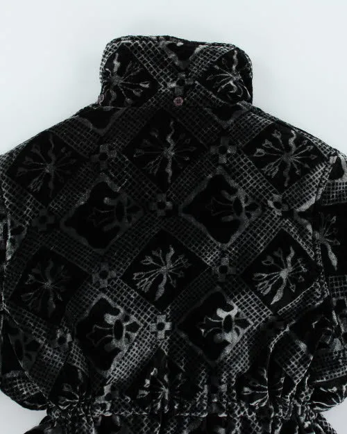 Y2k 00 Ocean Velour Puffer Jacket - L sold by Rokit product image thumbnail 5