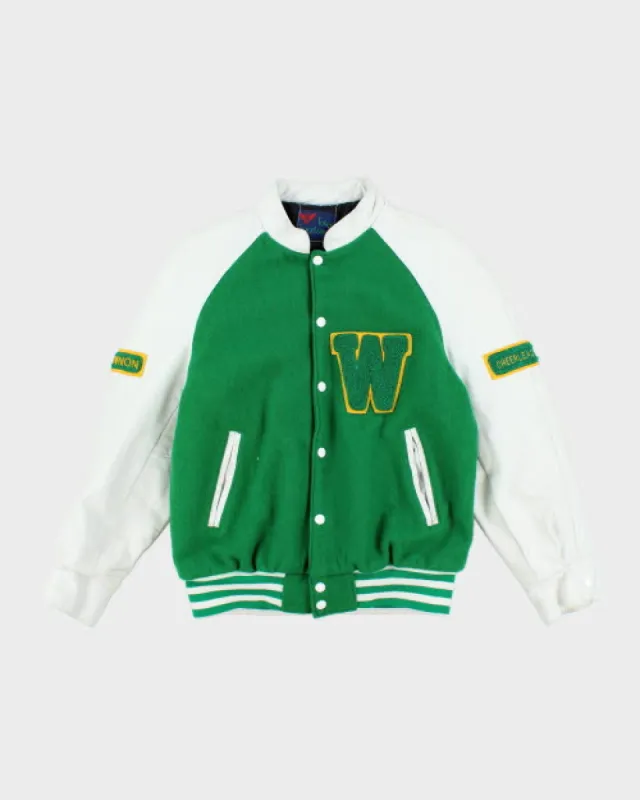 Vintage 80's Women's Embroidered Cheerleader Varsity Jacket - M sold by Rokit