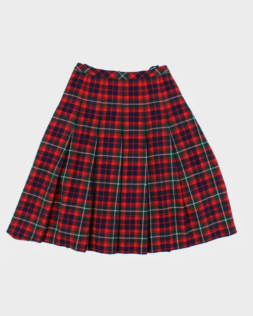 Vintage Ralph Creation Wool Checked Skirt - S sold by Rokit