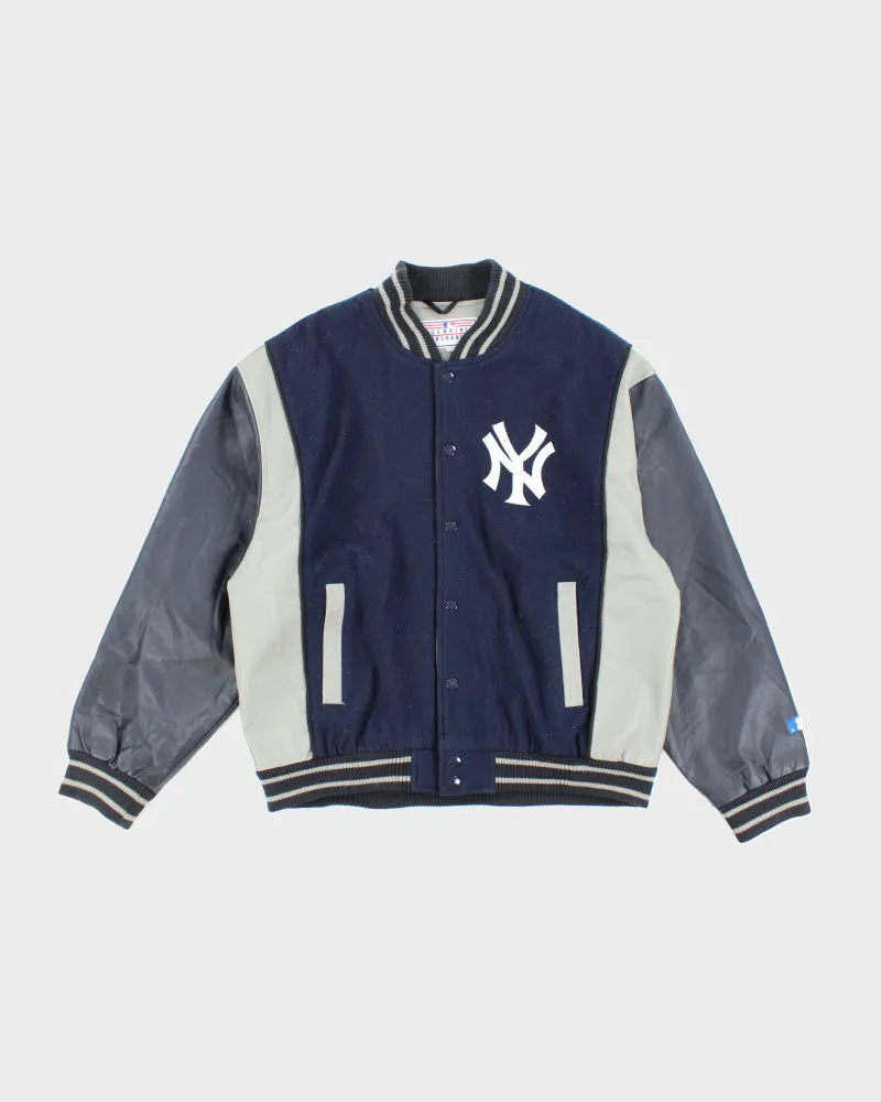 Vintage 90's New York Yankees MLB Varsity Jacket - L sold by Rokit