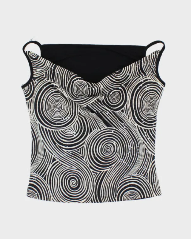 Y2k 00s Seduction Cowl Neck Cami - S sold by Rokit