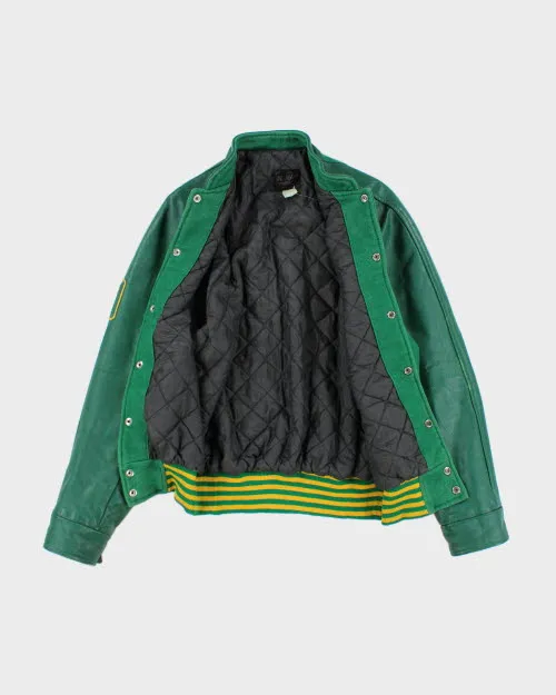 Vintage 80's Embroidered Hockey Varsity Jacket - L sold by Rokit product image thumbnail 5