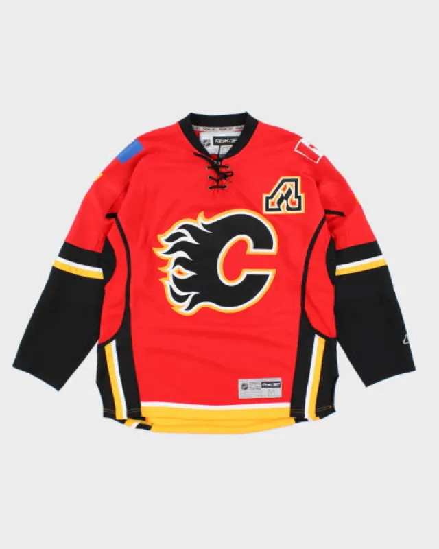 Vintage 2000's Calgary Flames NHL Oversized Hockey Jersey - M sold by Rokit