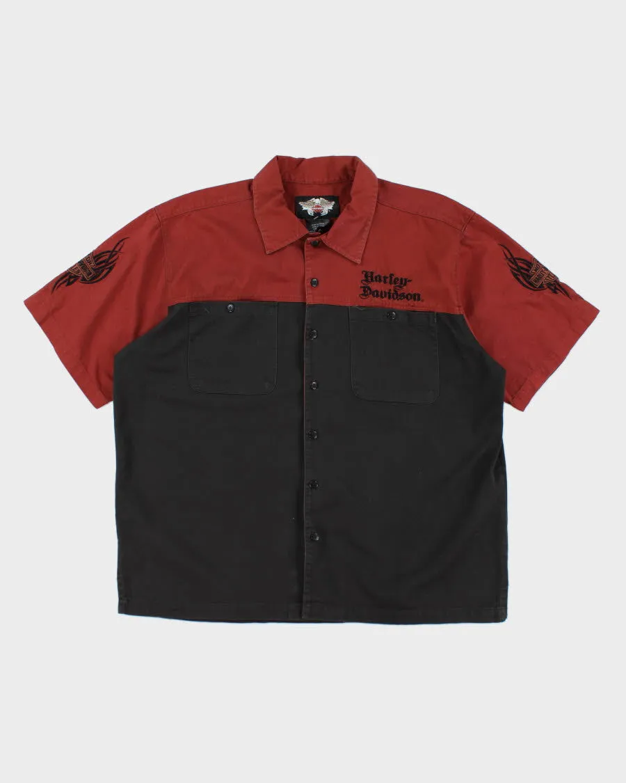 Harley Davidson Embroidered Shirt - XL sold by Rokit