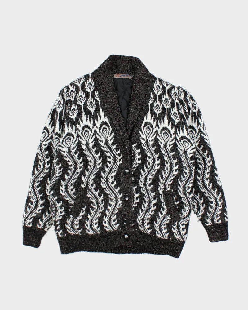 Vintage 80s Sparkly Knit Cardigan - M sold by Rokit