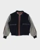 Vintage 80's Heavyweight Zip Up Varsity Jacket - M sold by Rokit