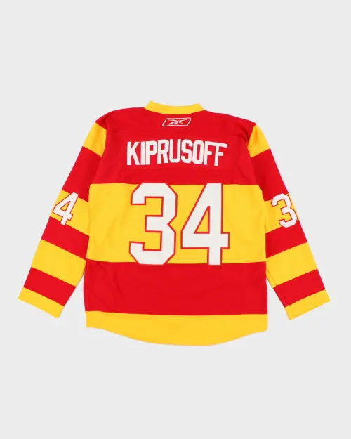 Vintage 90's Calgary Flames NHL Oversized Hockey Jersey - L sold by Rokit product image thumbnail 2