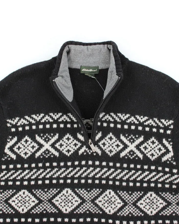 Eddie Bauer Lambswool Quarter-zip Jumper - L sold by Rokit product image thumbnail 3