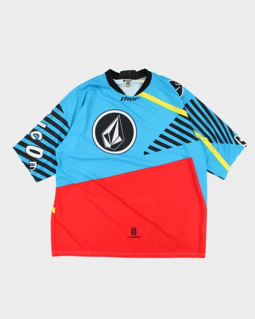 Vintage 2000's Volcom Multi Patterned Sports Jersey - XXL sold by Rokit