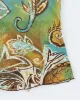 Y2k 00s Sheer Paisley Patter Halter Top - L sold by Rokit