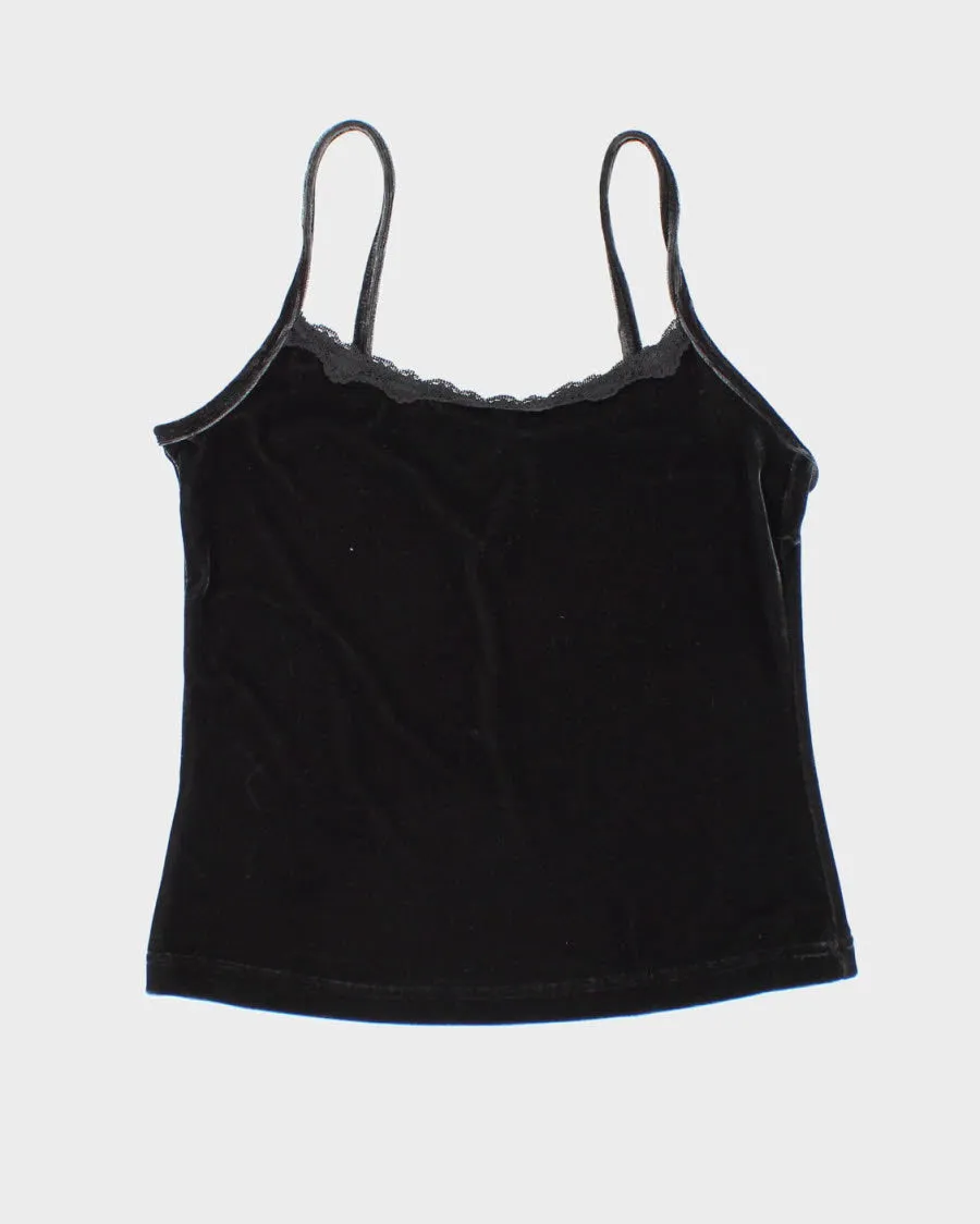 Y2k 00s Jessica Velvet Cami - S sold by Rokit
