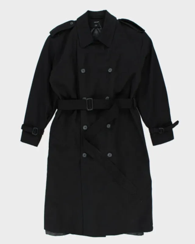Vintage Wool Lined Trench Coat - S sold by Rokit