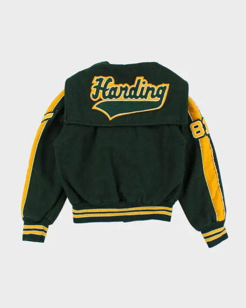 Vintage 80's Women's Embroidered Varsity Jacket - S sold by Rokit product image thumbnail 2