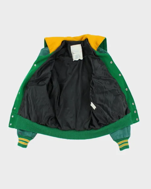 Vintage 70's Women's Embroidered Varsity Jacket - S sold by Rokit product image thumbnail 5